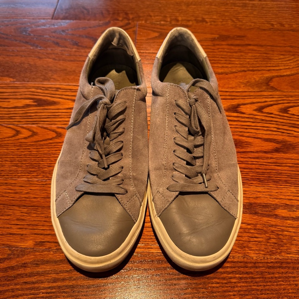 Vince Men's Gray Suede Sneakers
